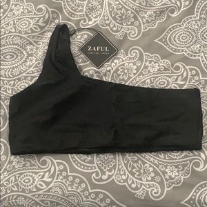 One Shoulder Swim Top